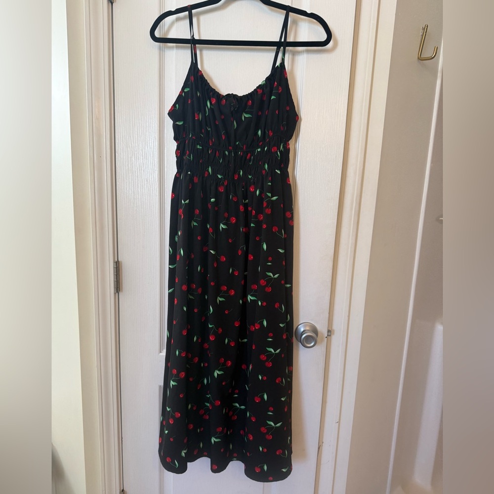 Hesperus cherry print dress